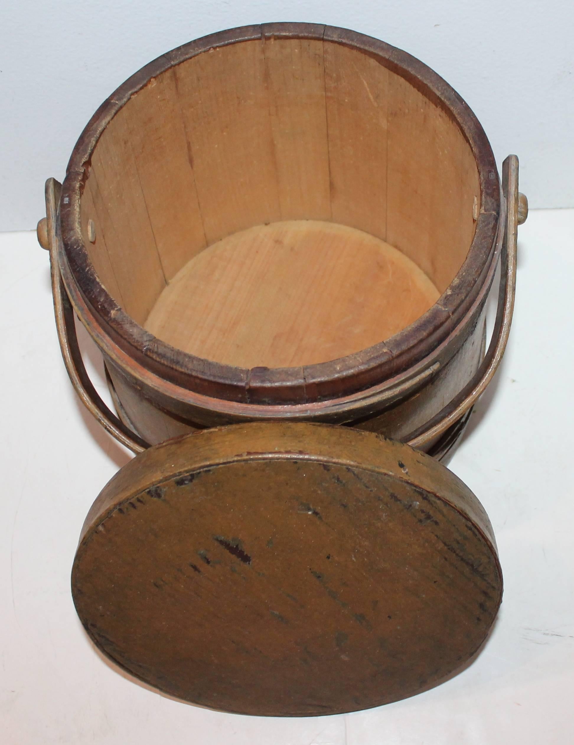Country Group of Three Assorted Furkins or Buckets