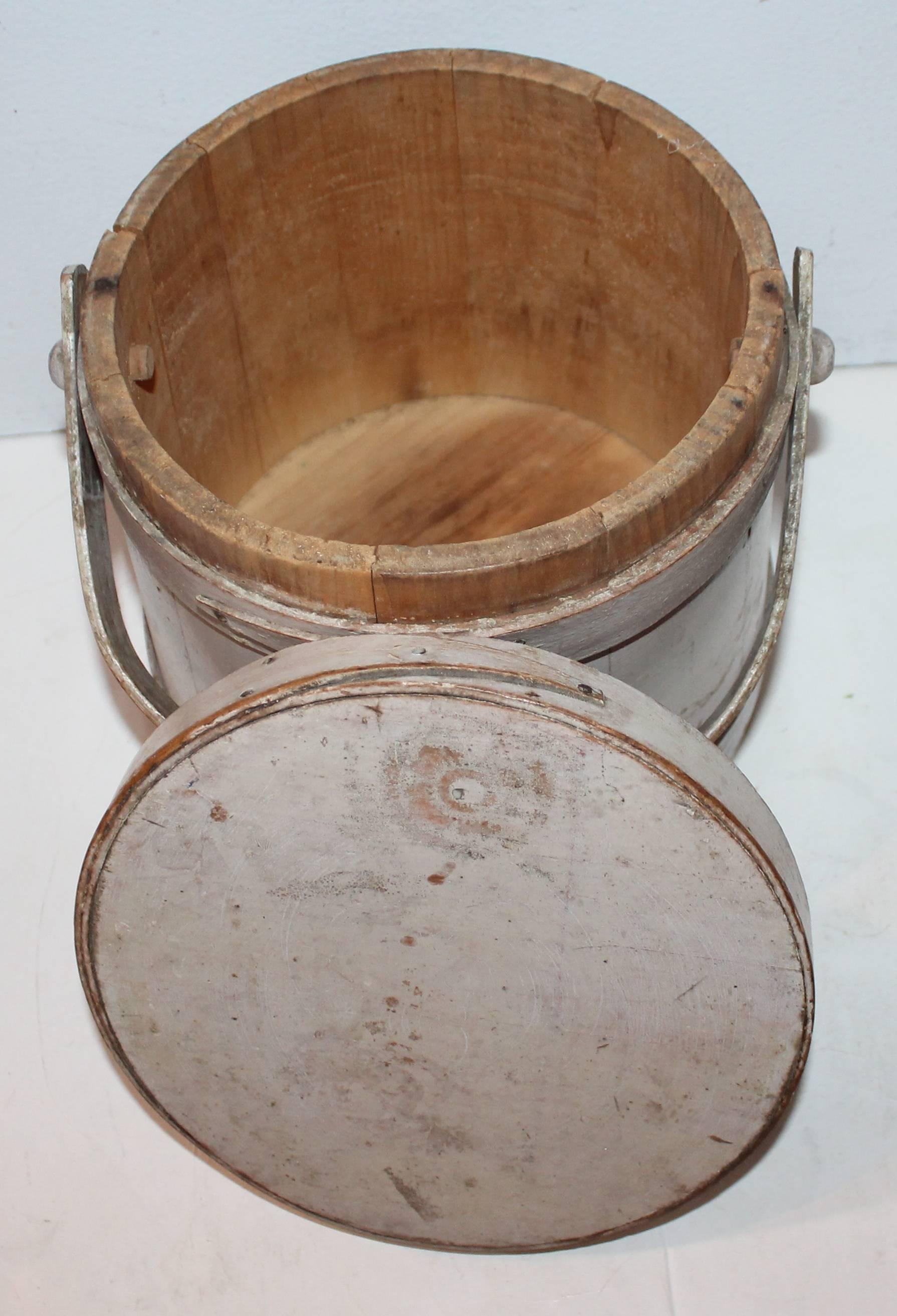 19th Century Group of Three Assorted Furkins or Buckets