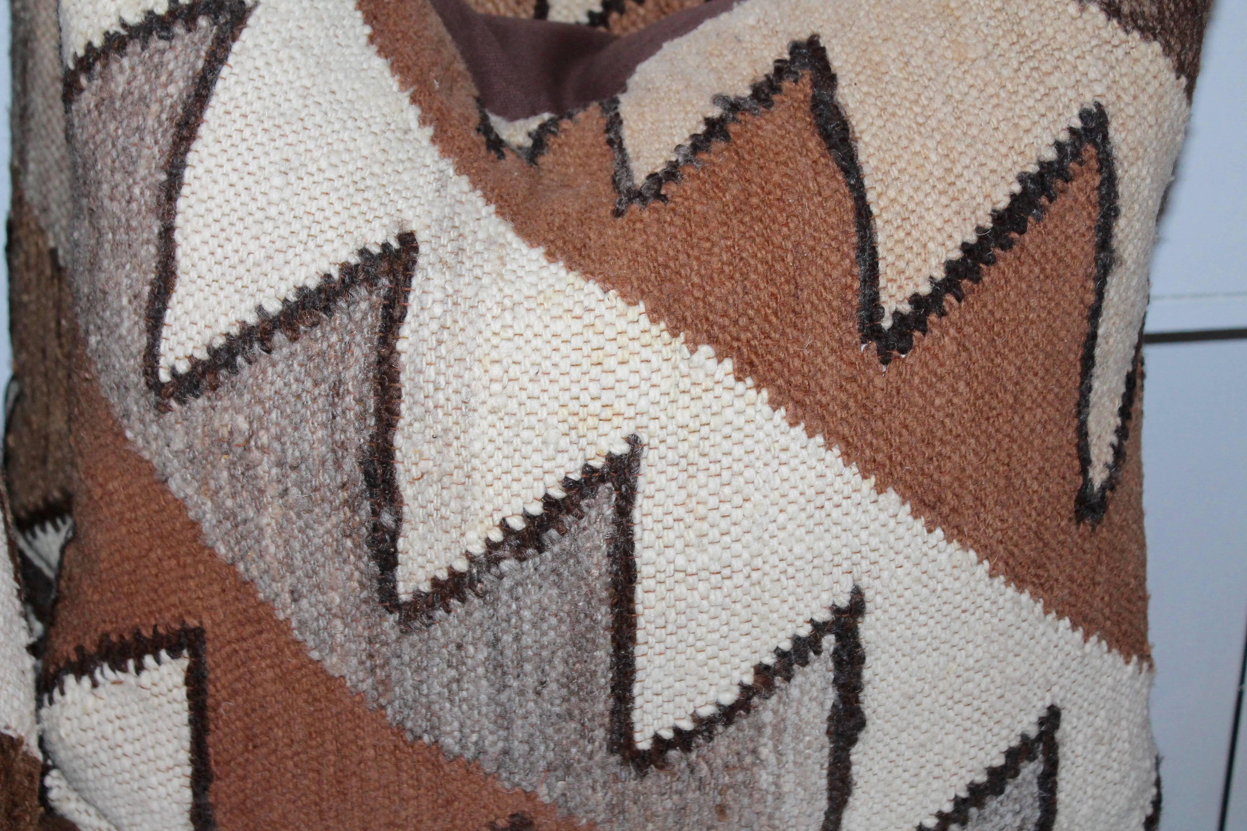 Native American Geometric Handwoven Indian Weaving Pillows
