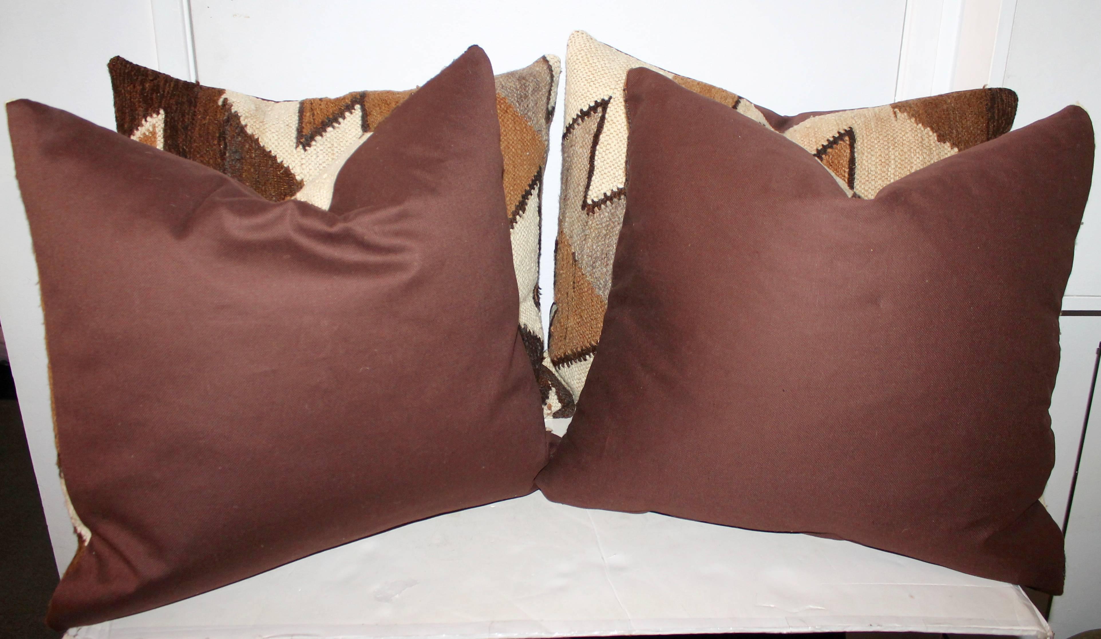 American Geometric Handwoven Indian Weaving Pillows