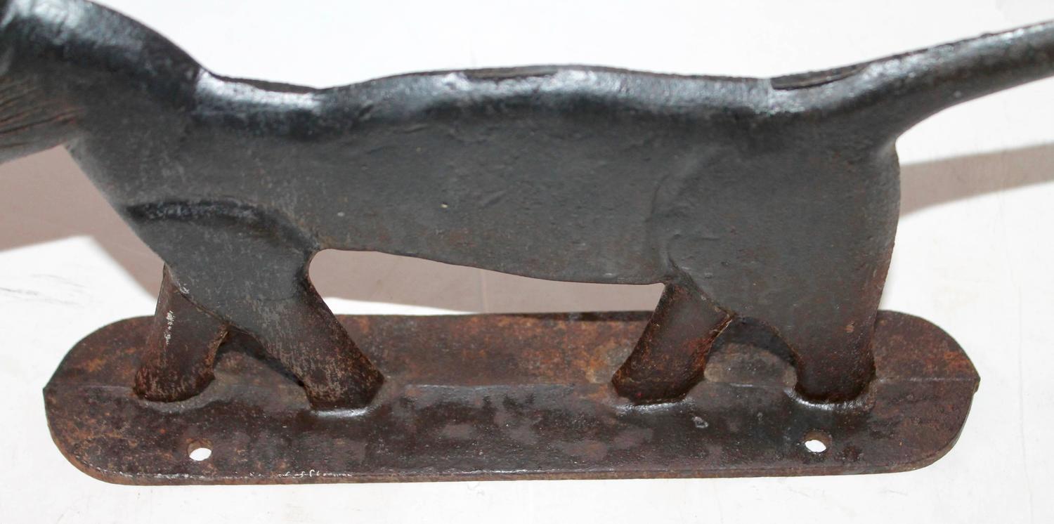 19th Century Cast Iron Cat Boot Scraper at 1stdibs