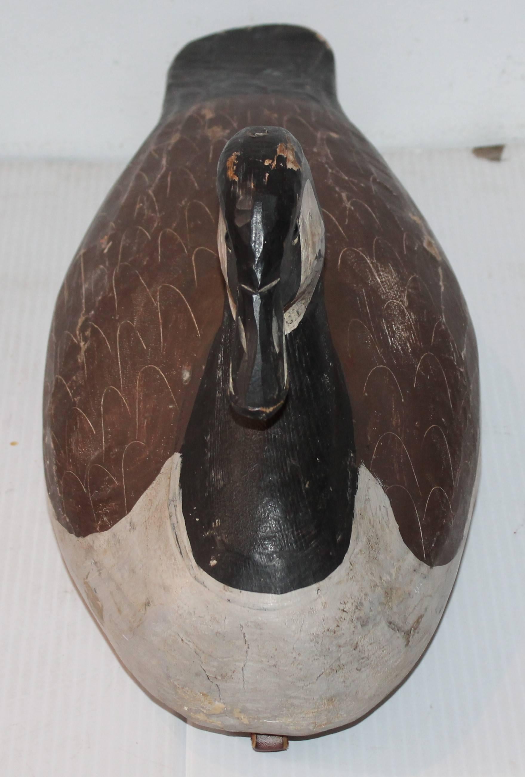 American Monumental Hand-Carved Canadian Goose