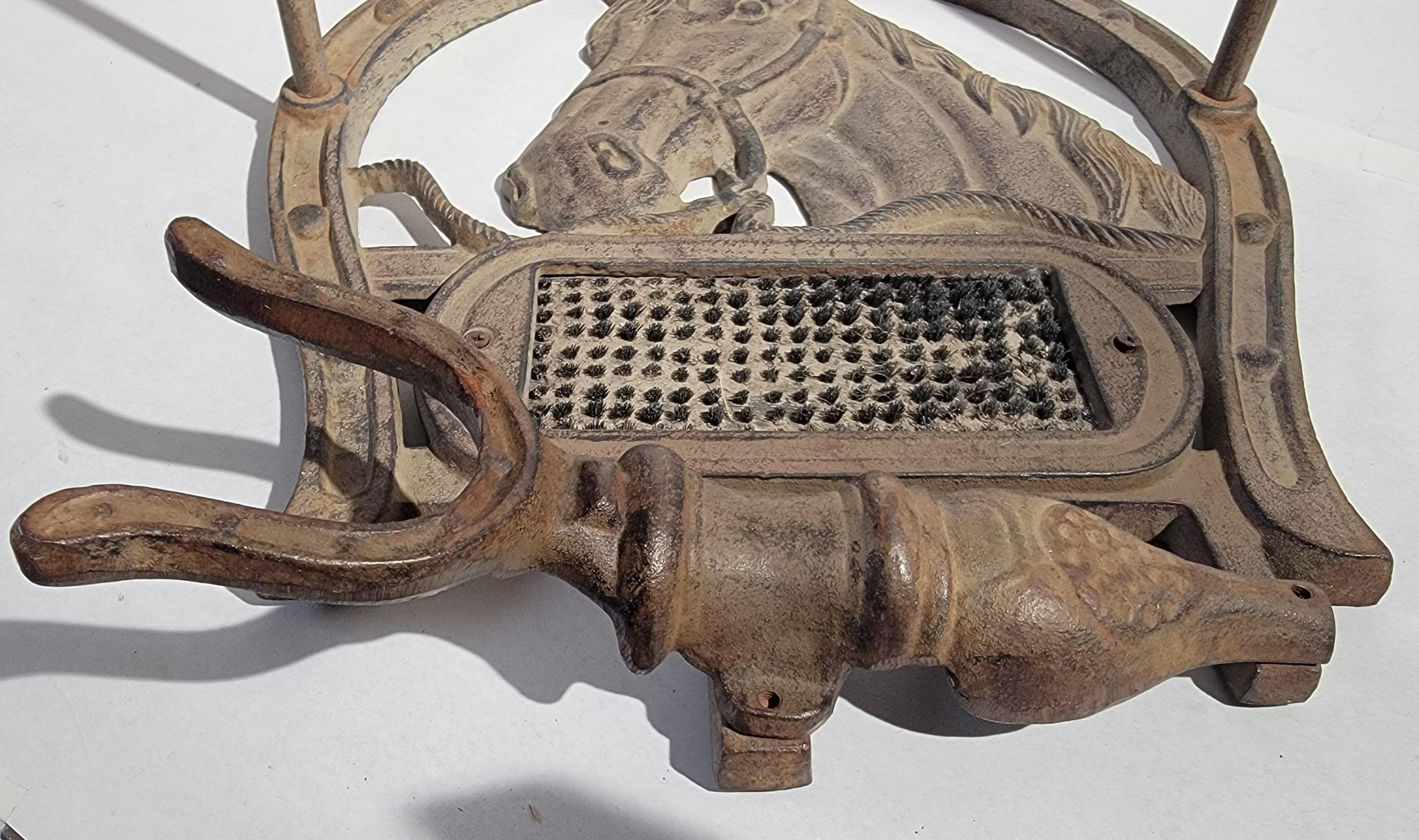 Stile Adirondack Porta stivali e portascarpe a testa di cavallo del 20° secolo in vendita