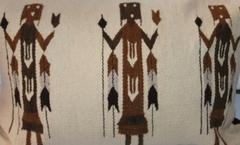 Yea American Indian Pictorial Weaving Pillow