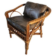 1940s Haywood Wakefield Rattan  Child's Chair