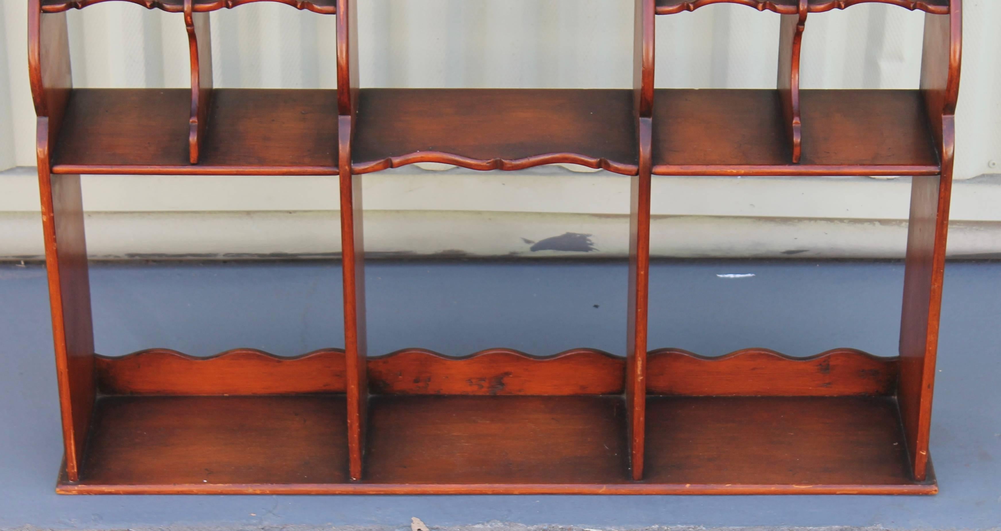 Early 20th Century Original Surface Pine Hanging Shelf In Excellent Condition In Los Angeles, CA