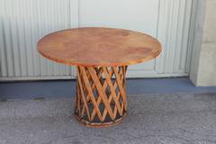 1930s Equipale Table and Chairs from Guadalajara, Mexico
