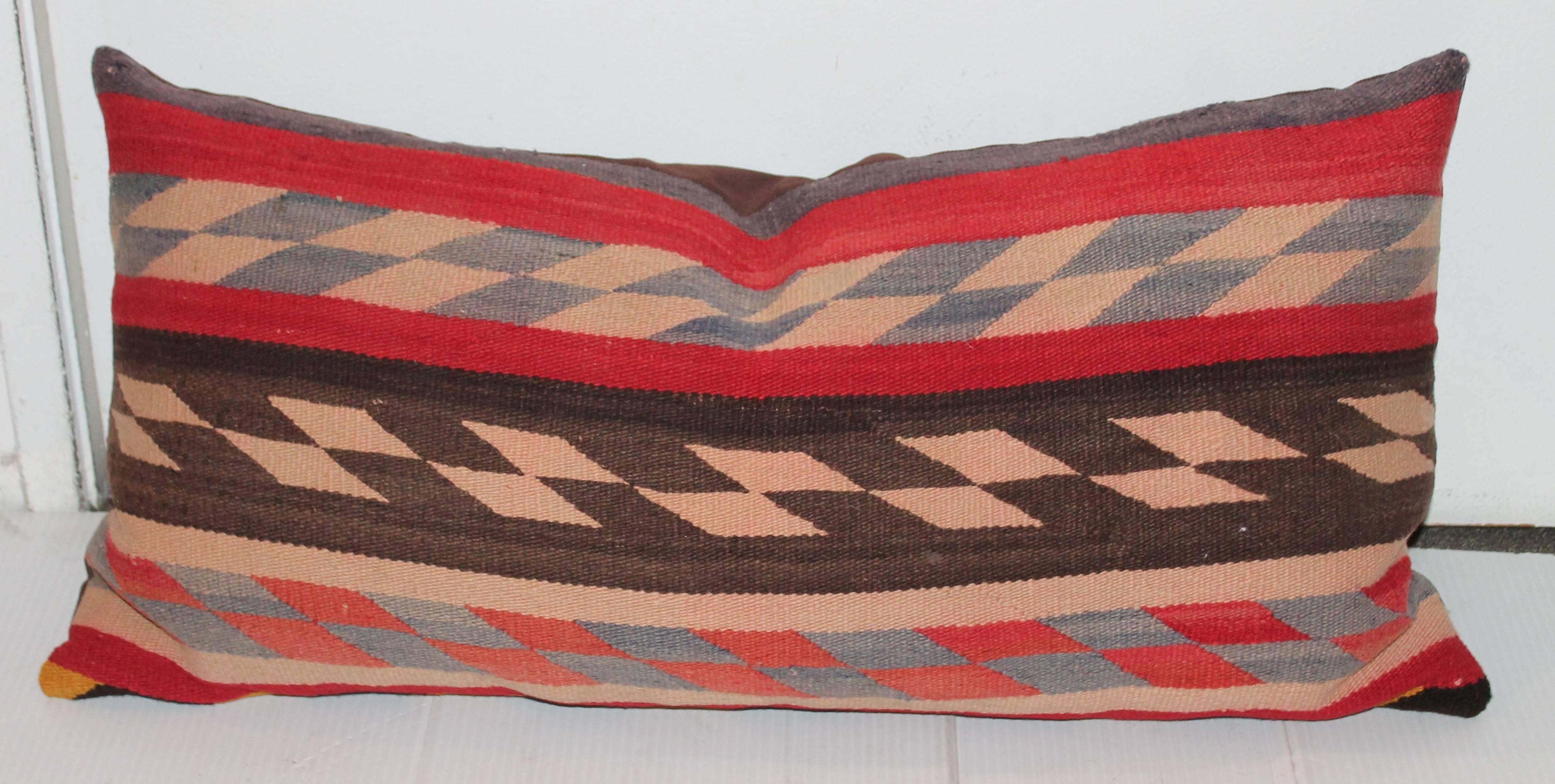 20th Century Collection of Three Navajo Indian Weaving Pillows For Sale