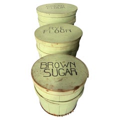 Three Wooden Hand Made Firkins