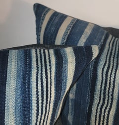 Pair Of Striped Linen Pillows