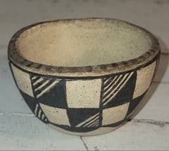 Three Piece Collection of Navajo Acoma N.M. Miniature Pottery