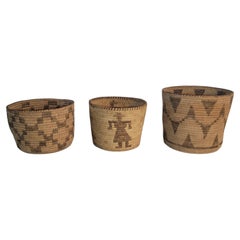 Collection of Early Navajo Indian Baskets