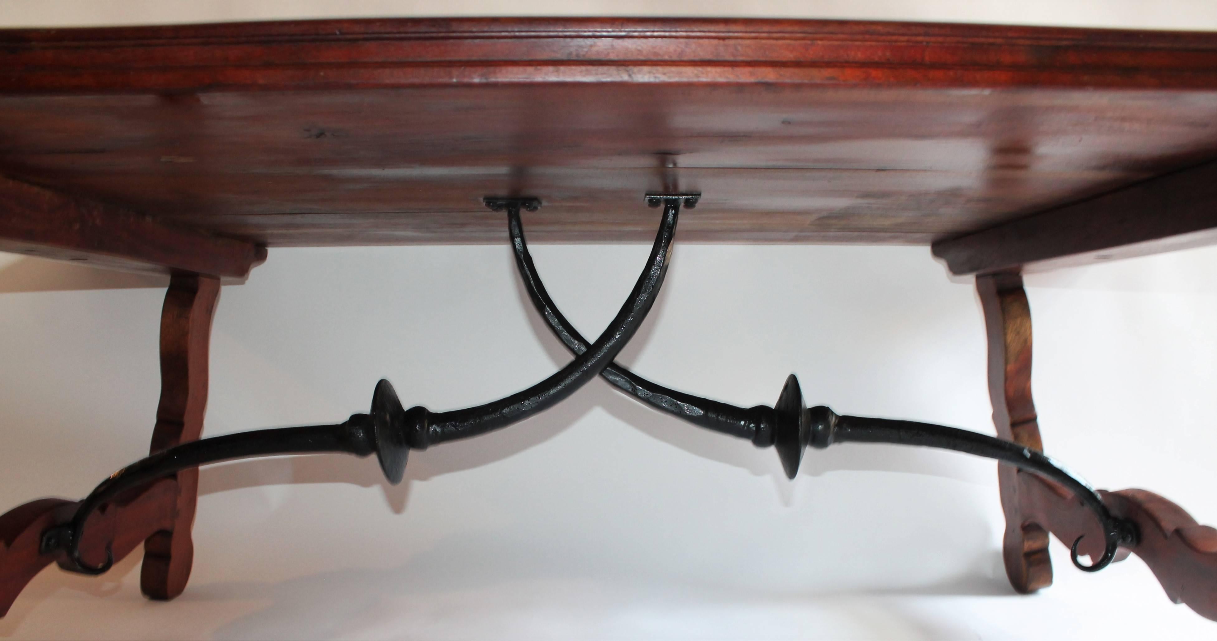 Spanish Colonial Early   20Thc Spanish Coffee Table  in Great Surface