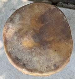 Tamburo da pioggia in legno e pelle