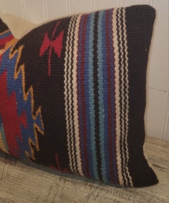 Wool Mexican Indian Weaving Pillow
