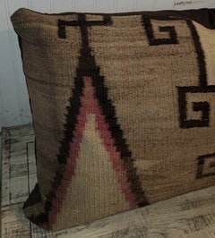 Monumental Navajo Weaving Pillow