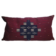Large Striped Mexican weaving pillow