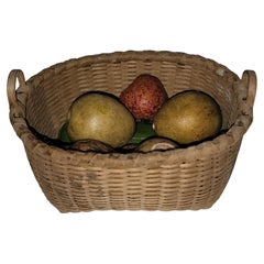 Miniature Stone Fruit/Vegetables and Basket