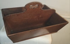 Early 19Thc Cutlery Box w/Dovetailed Construction.