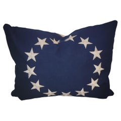 13 Star Linen "Betsy Ross" Flag Pillows