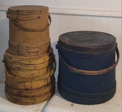 Collezione di tre Furkins originali dipinti del XIX secolo