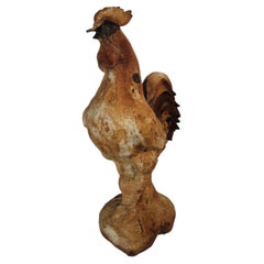 Late 19thc Original Old Surface Iron Rooster
