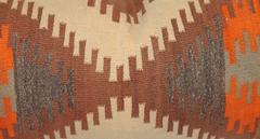 Early 20th Century Geometric Navajo Saddle Blanket Bolster