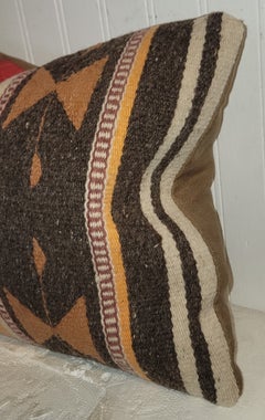 Mexican Indian Weaving Geometric Pillow