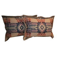 Pair of Double Sided Pendleton Pillow Shams