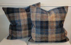 Collection Of three Plaid Pillows