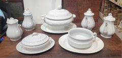 Collection of 10 pieces of Ironstone Serve-ware