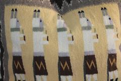 Yeibechei Navajo Indian Weaving Pillow