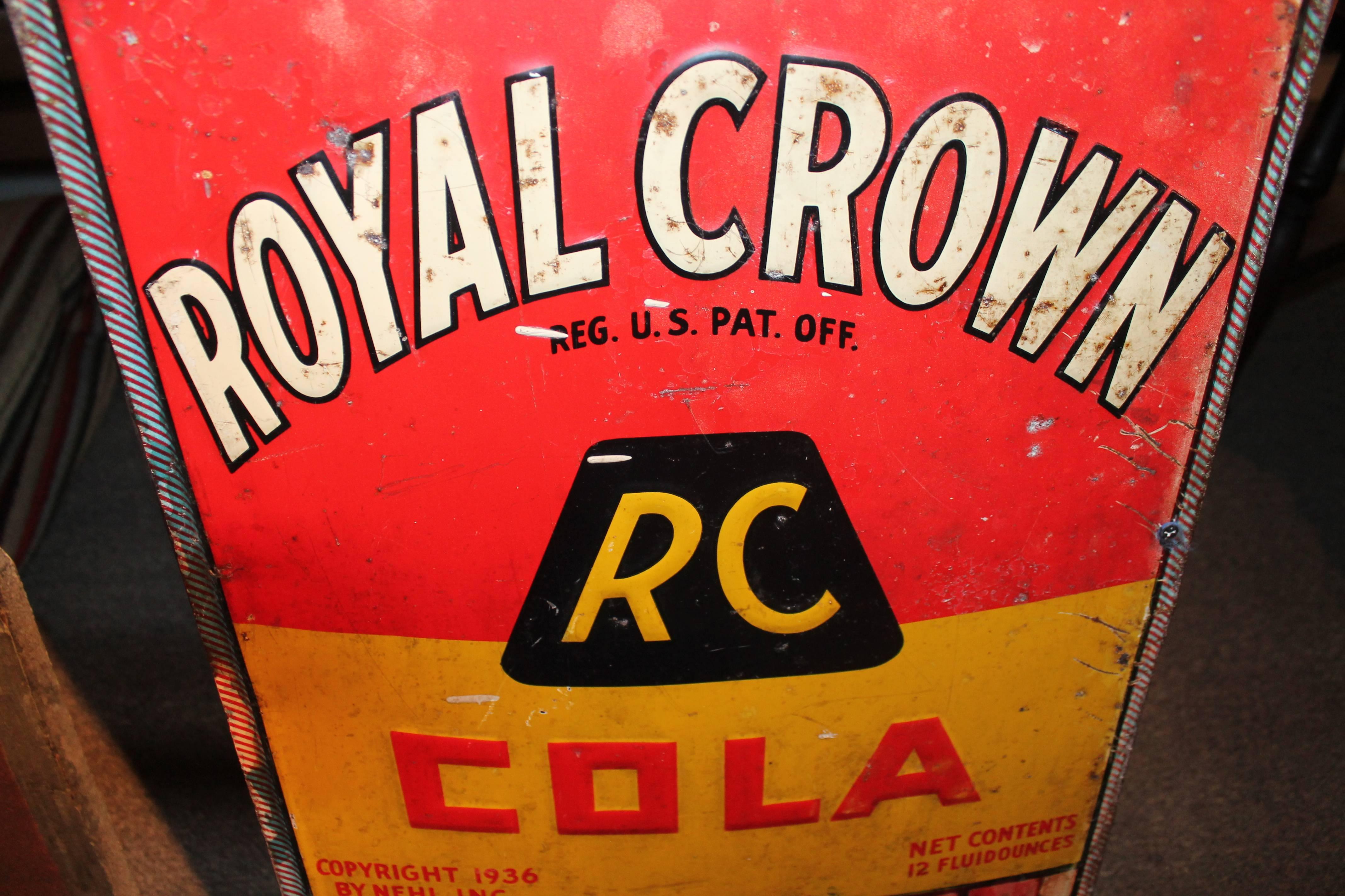 vintage rc cola metal sign