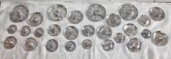 Set of 27 Decorative Mexican Sterling Silver Sombreros