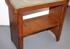 19th Century Diminutive Pine Dry Sink or Side Table