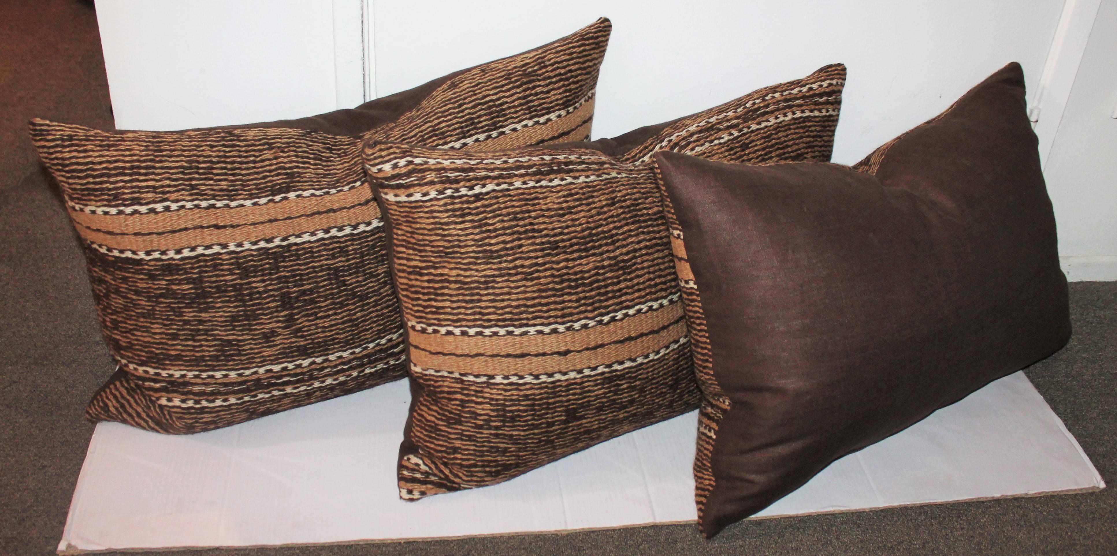 Hand-Woven Amazing Navajo Saddle Blanket Pillows