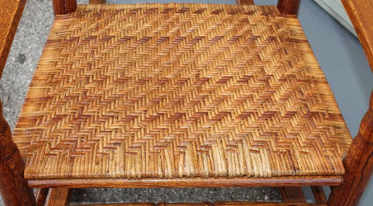 Early 20th Century Adirondack Rocking Chair For Sale at 1stdibs