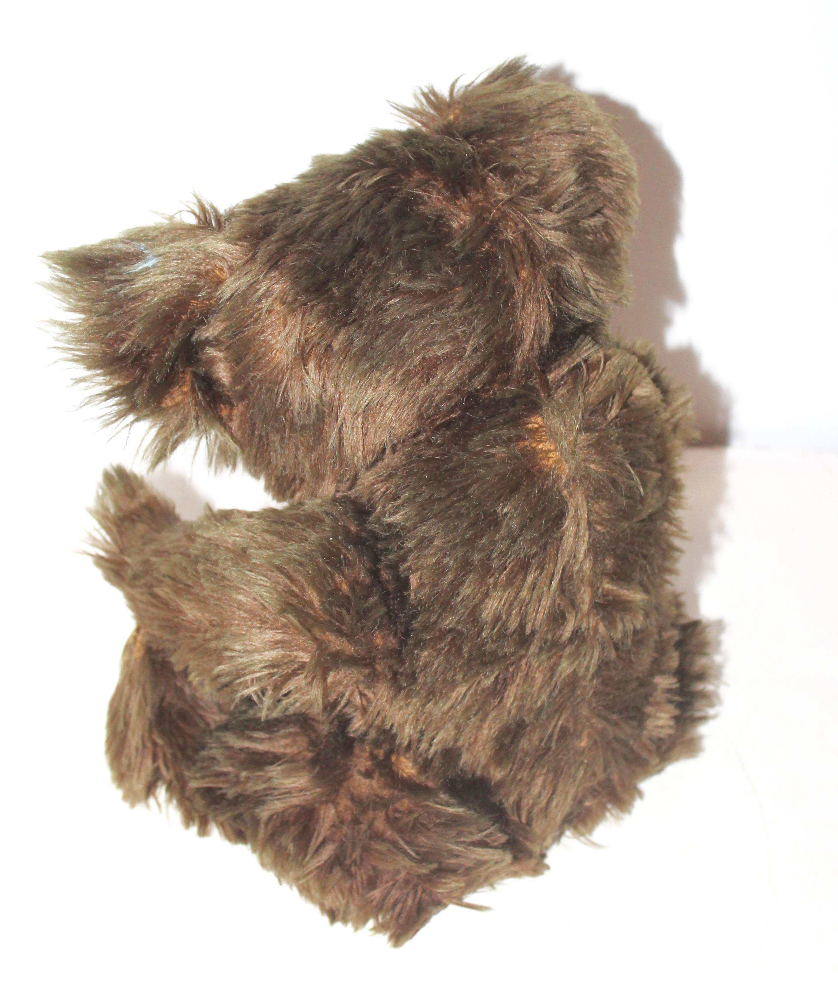 Machine-Made Kickerbocker Mohair Jointed Bear