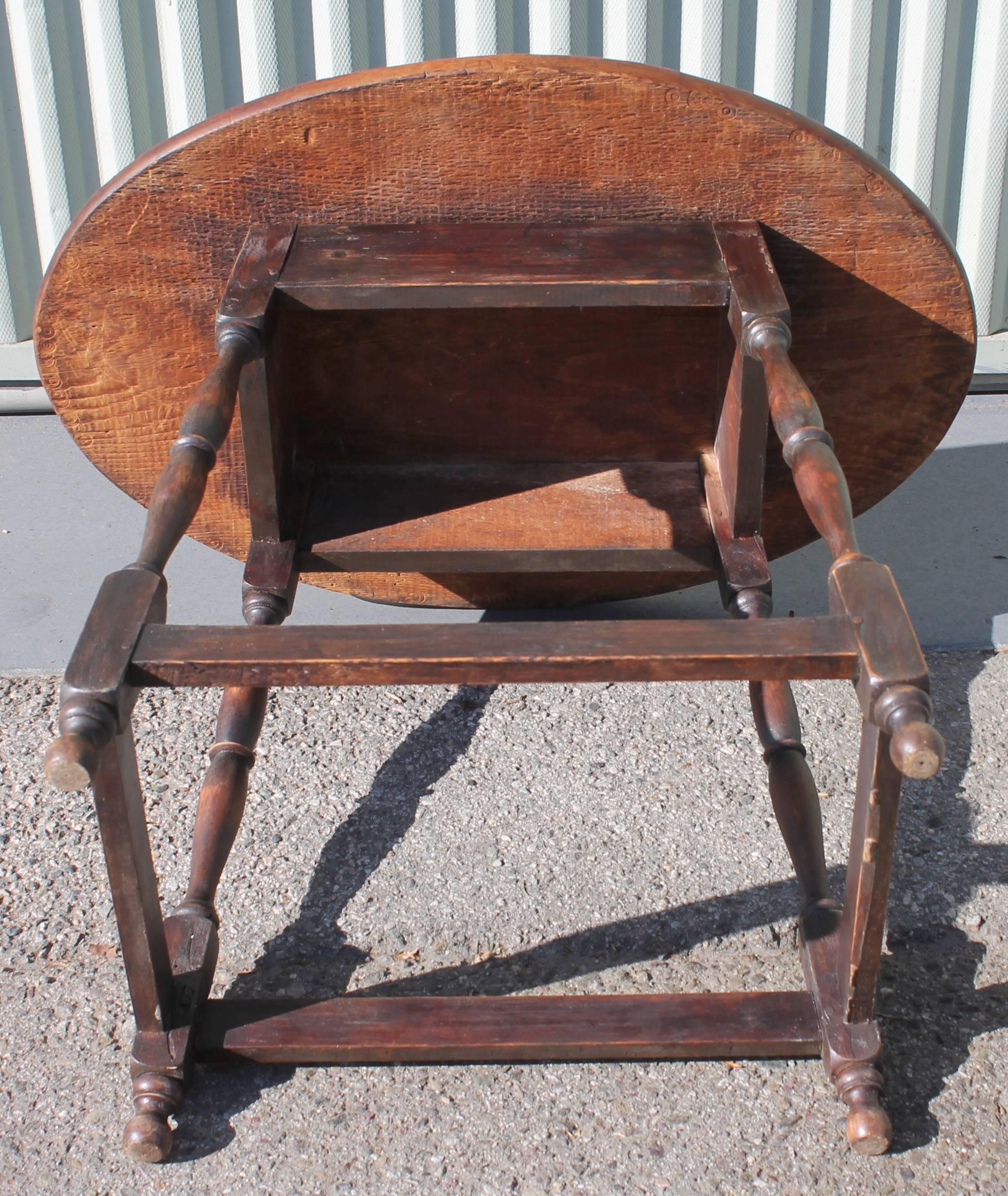 Paint Early 19th Century New England Tavern Table
