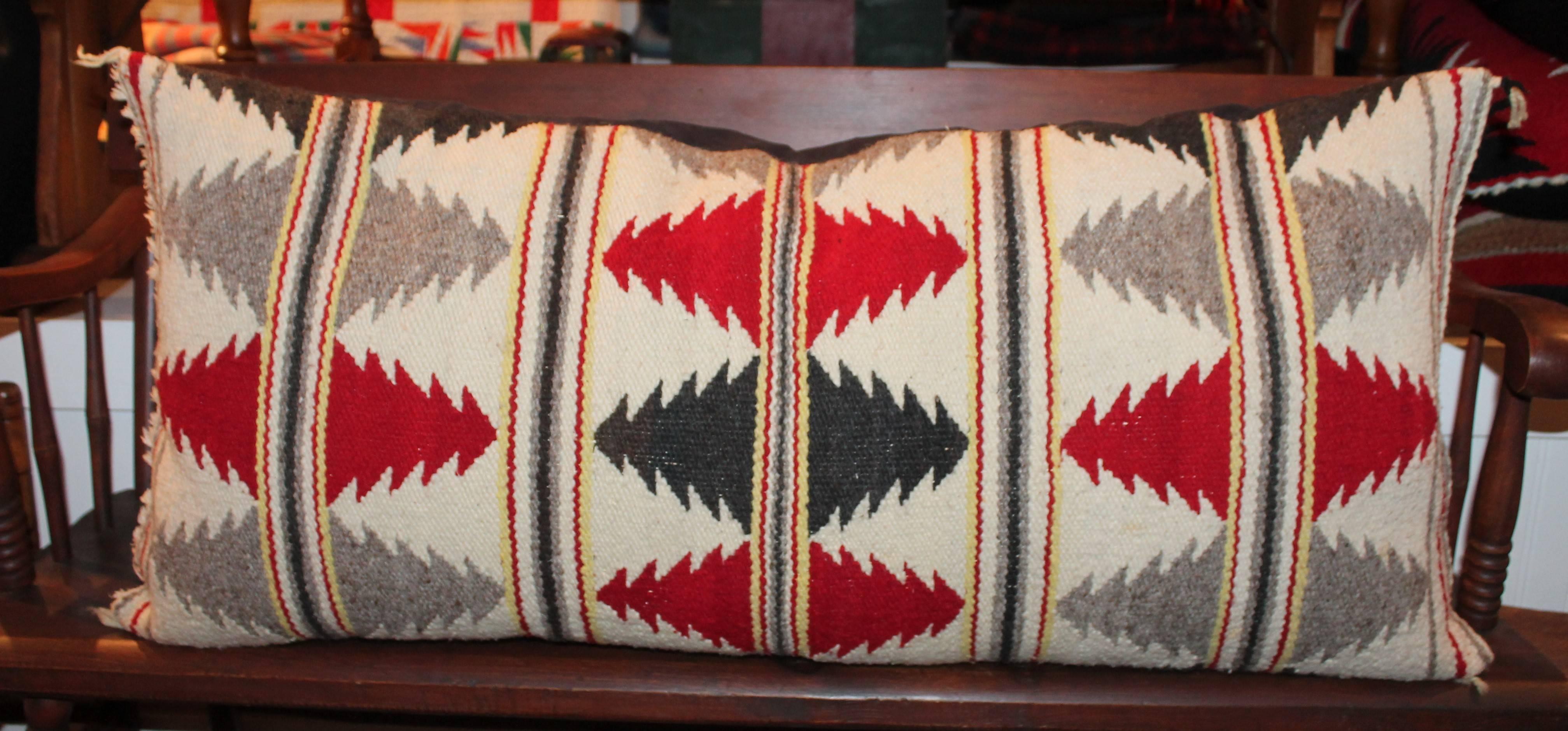 Hand-Woven Amazing Collection of Navajo Indian Weaving Saddle Blanket Pillows