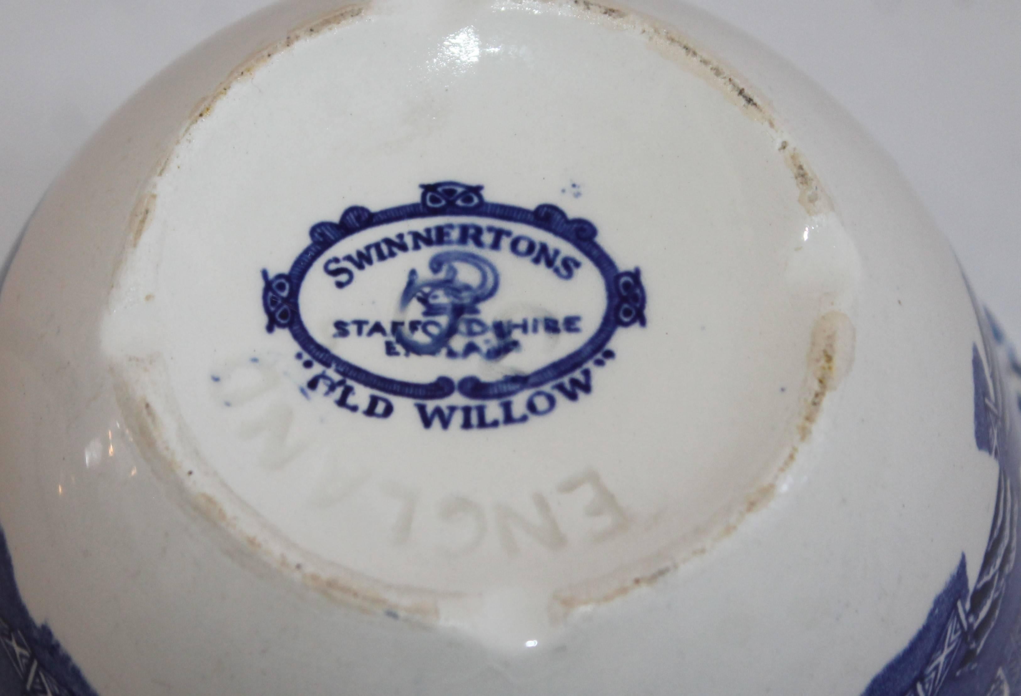 swinnertons pottery date marks