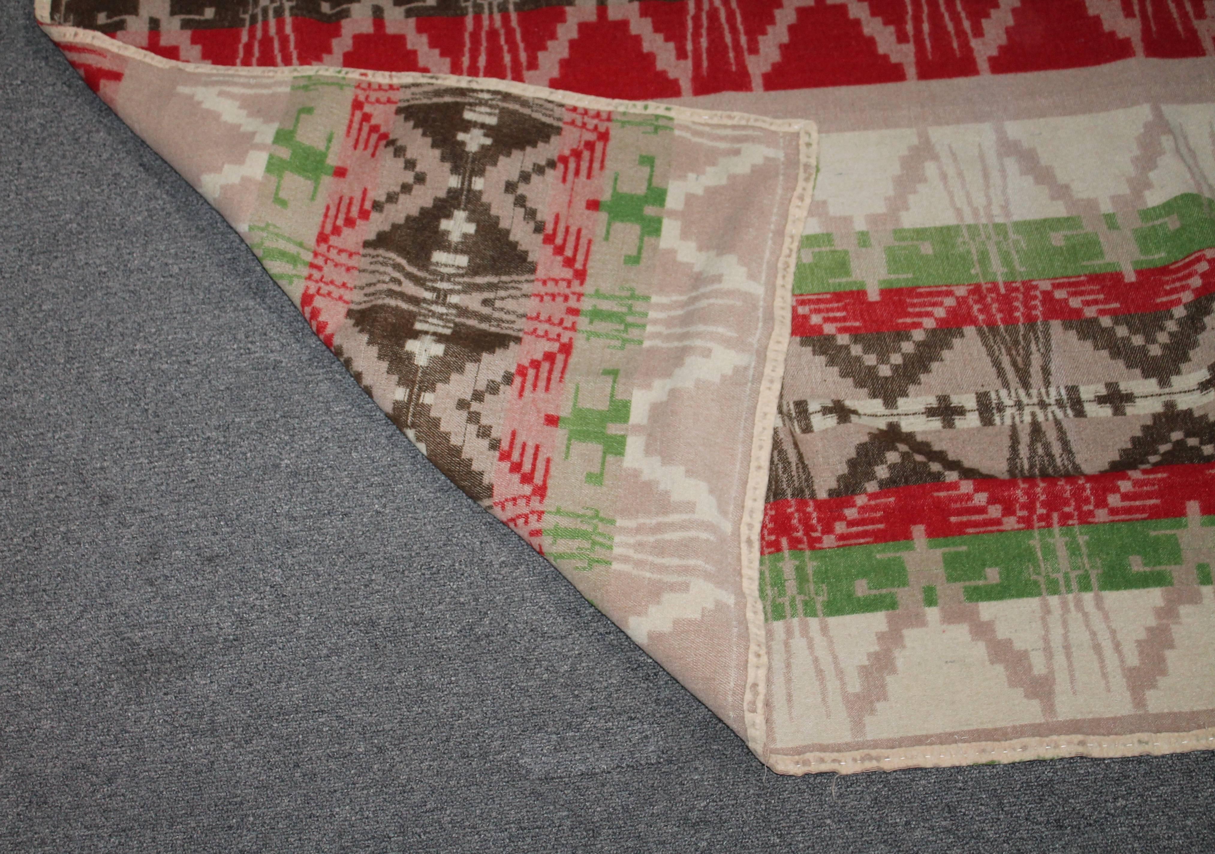 Adirondack Early Pendleton Cayuse Indian Design Blanket