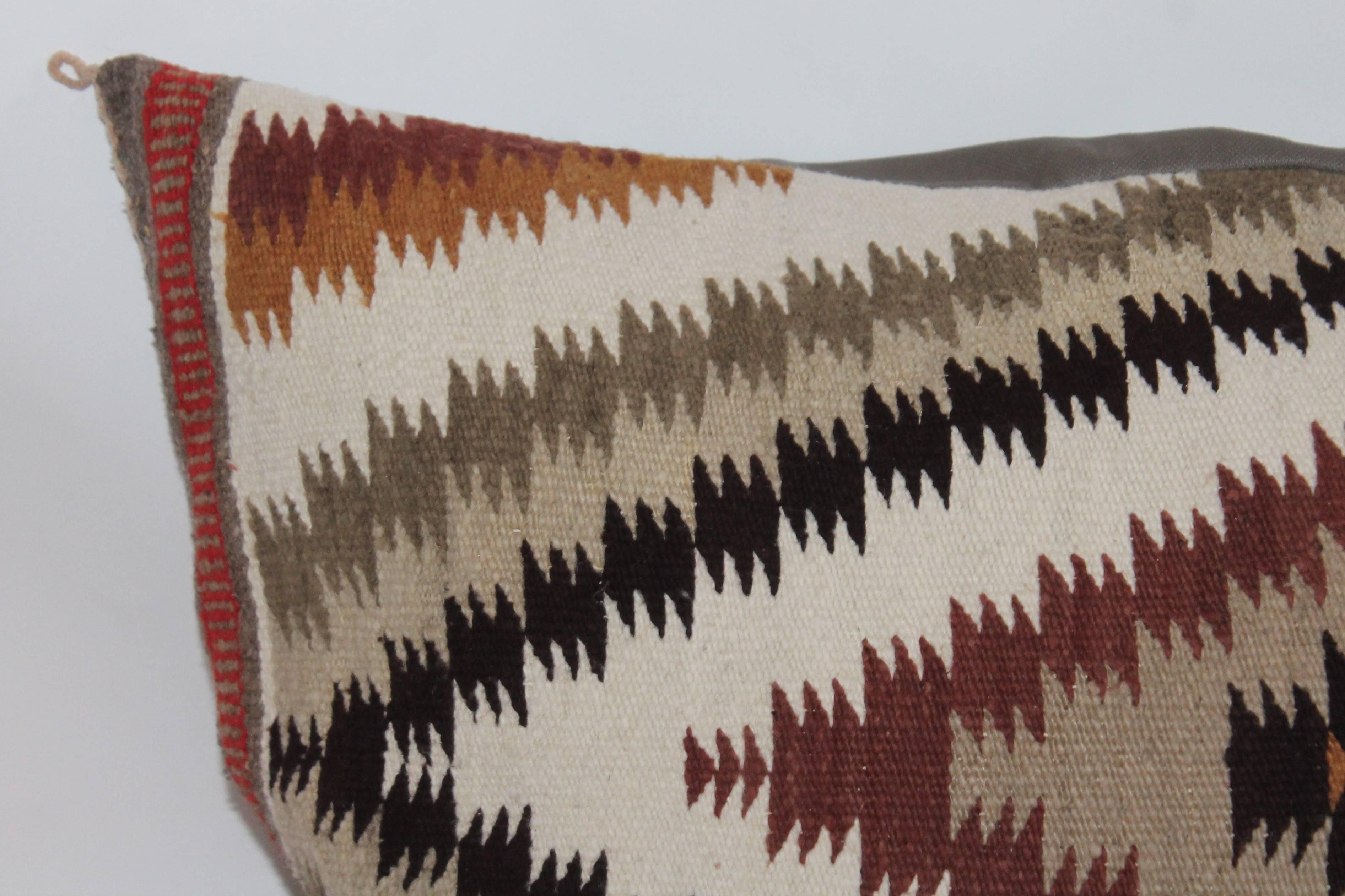 Country Fantastic Geometric Navajo Weaving Bolster Pillow