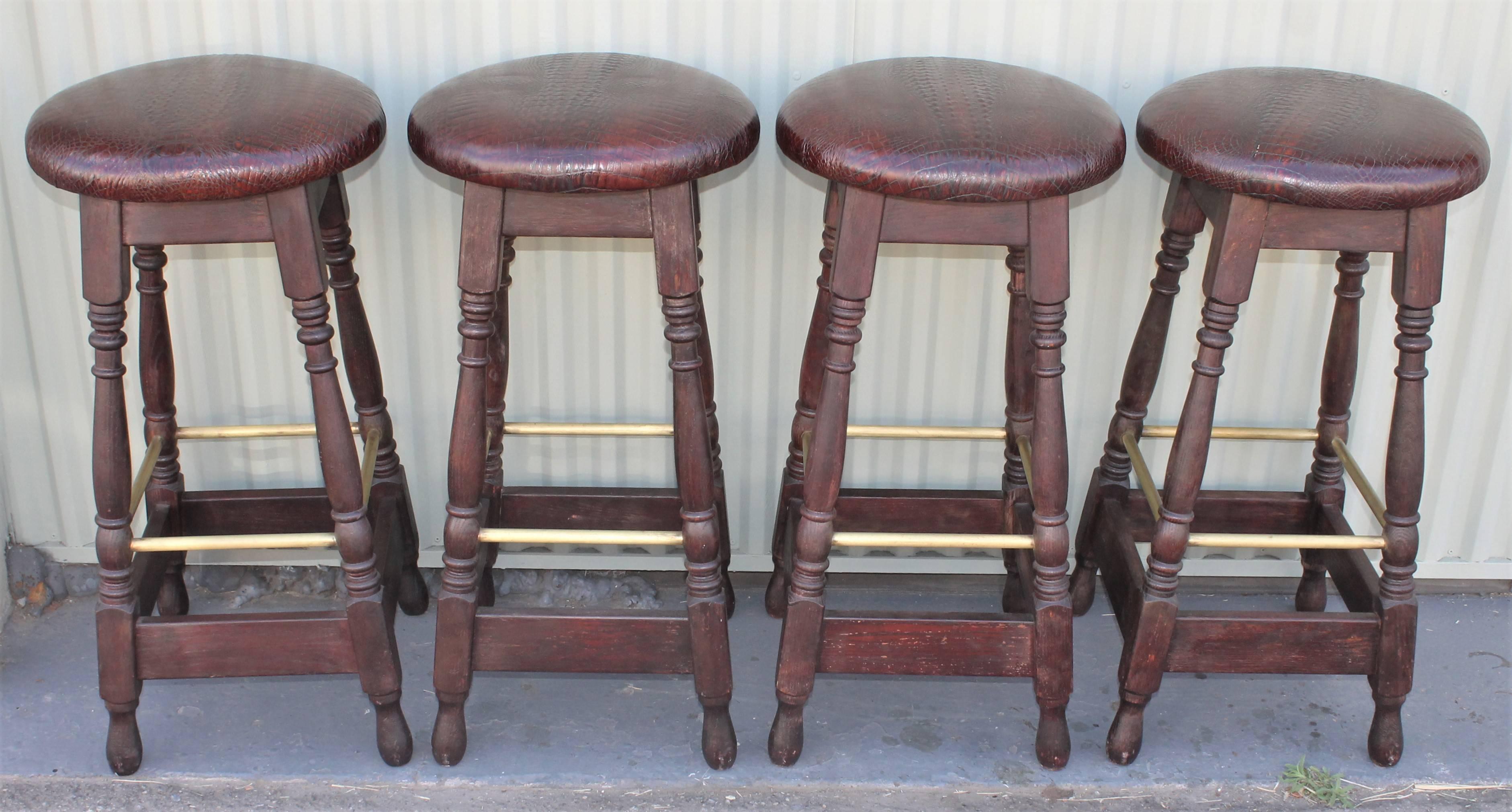 early american bar stools