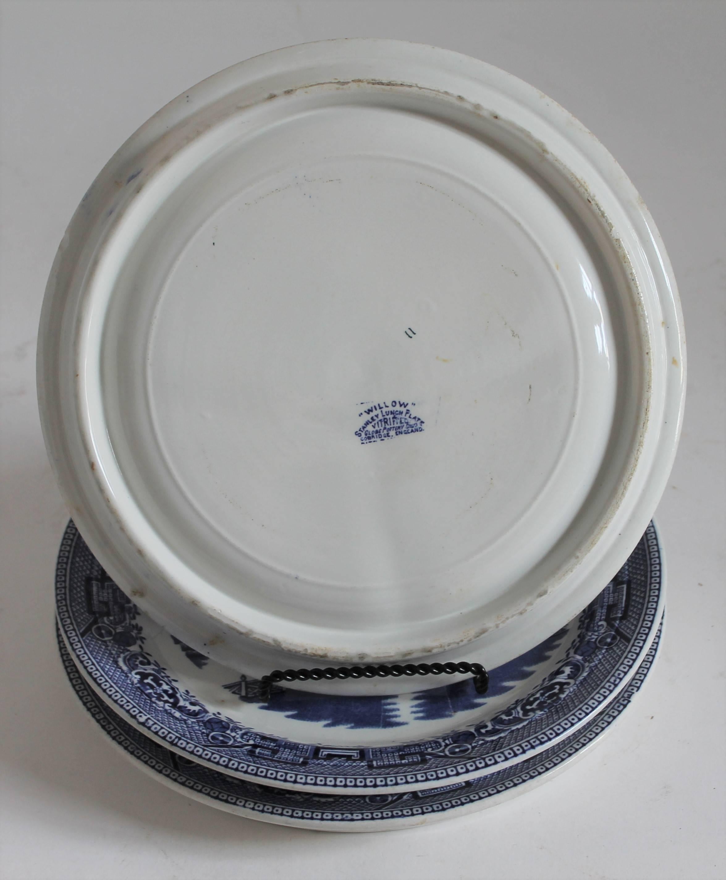 blue willow plates