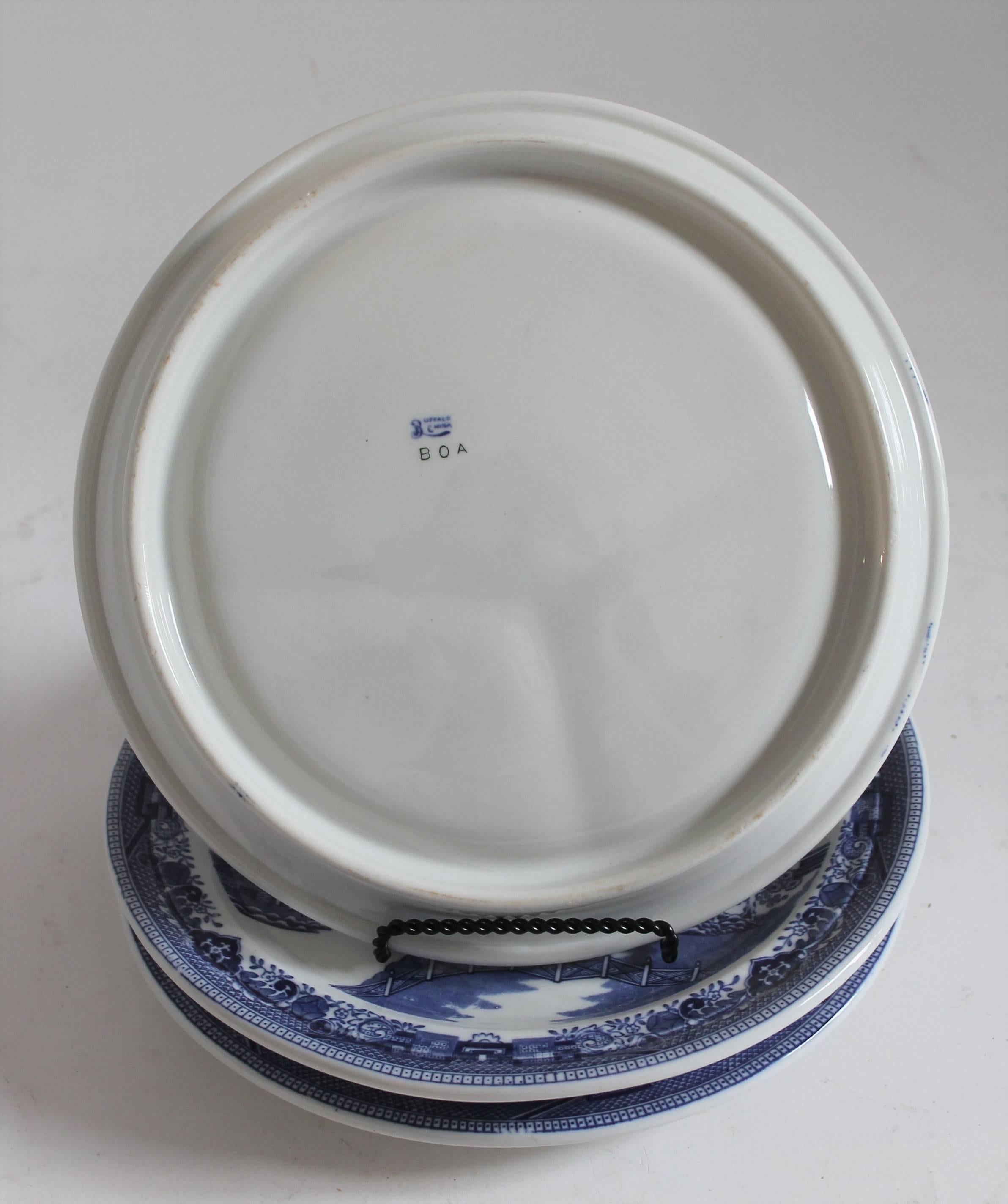 vintage blue willow china