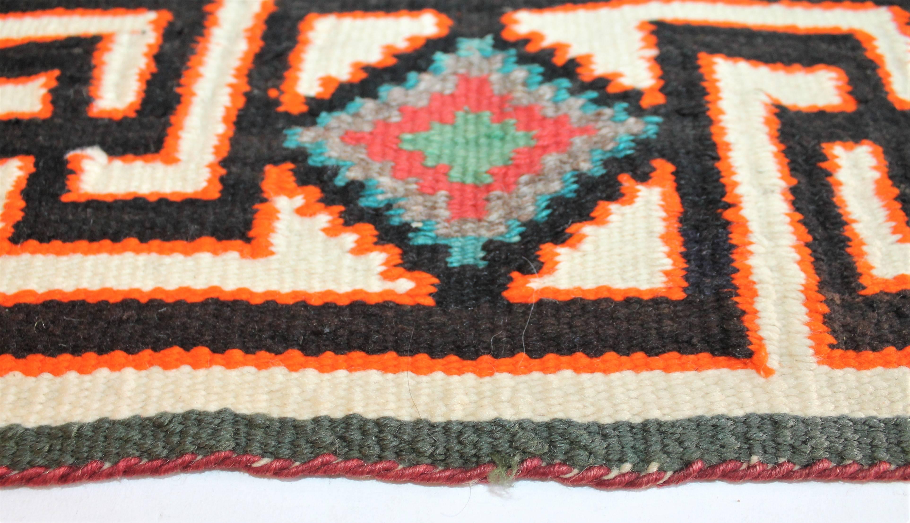 American Rare Early 20th Century Tees Nos Pos Navajo Indian Weaving