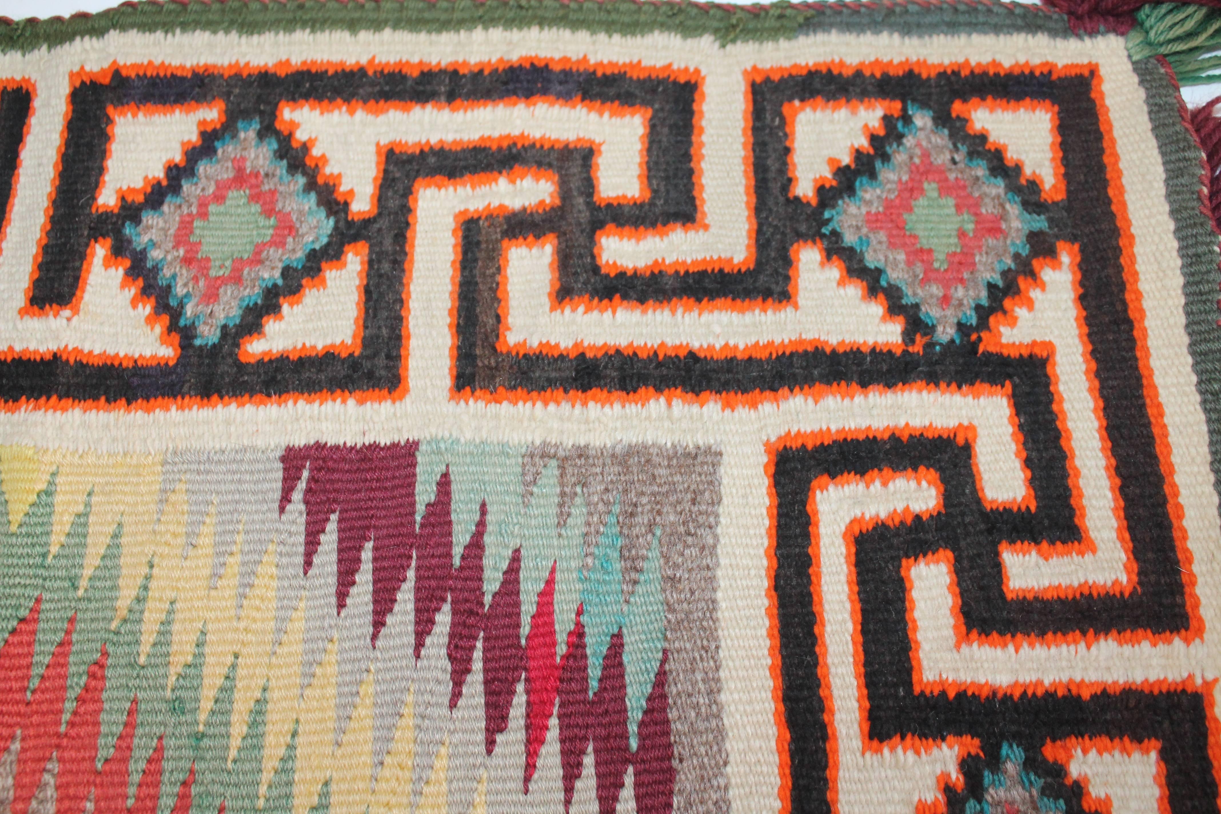 Rare Early 20th Century Tees Nos Pos Navajo Indian Weaving 1