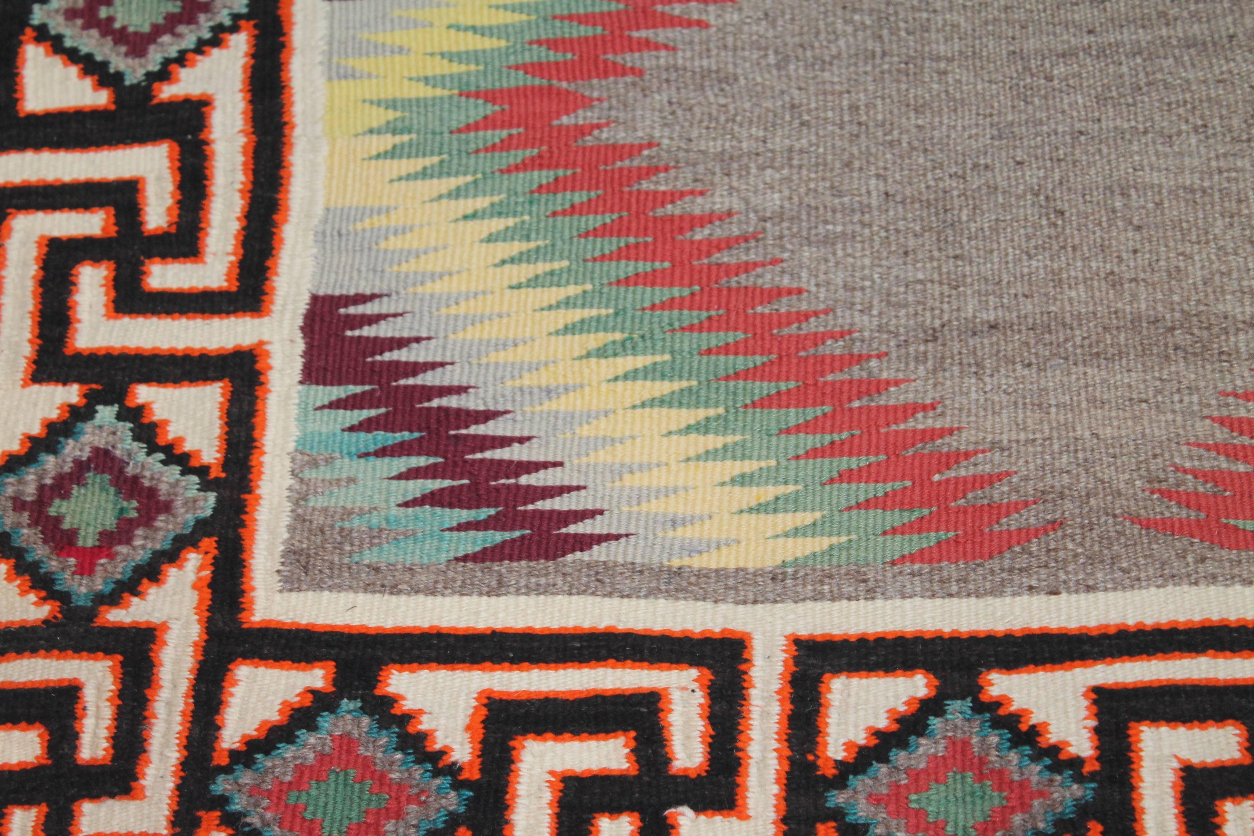 Rare Early 20th Century Tees Nos Pos Navajo Indian Weaving 2
