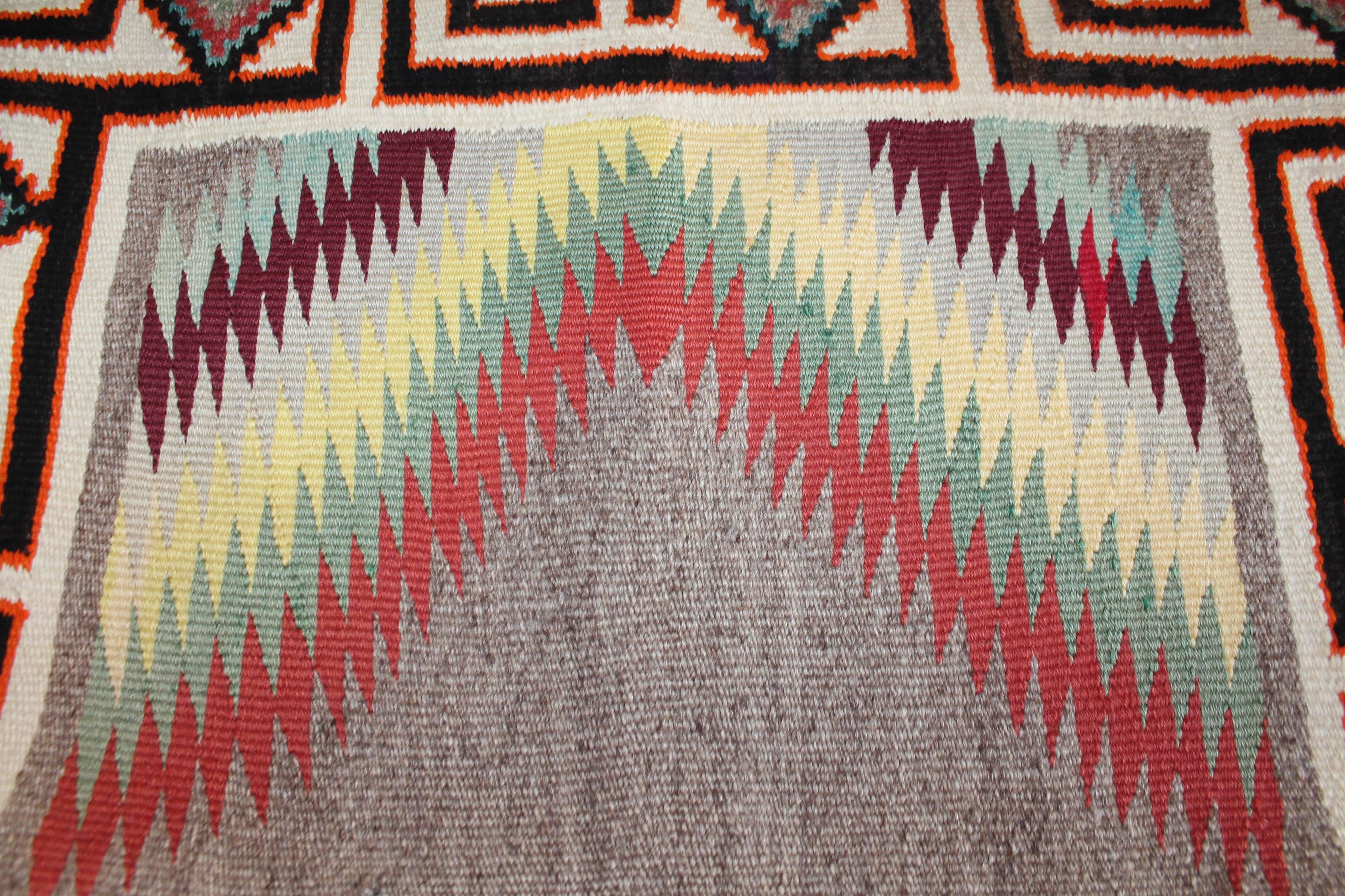 Rare Early 20th Century Tees Nos Pos Navajo Indian Weaving 3